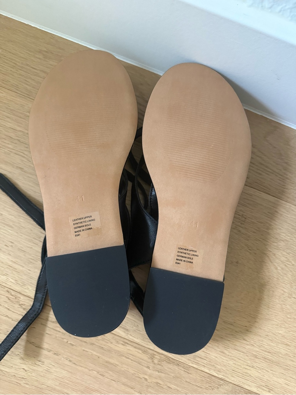 **NWT** Silent D Alicia Tie-Up Thong Sandals - Black - Size EU 41 - Picture 8 of 9